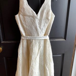 White lace A-Line dress